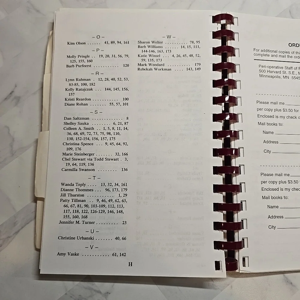 Spiral Bound Cookbook - The Cutting Edge - Fairview University Medical Center MN